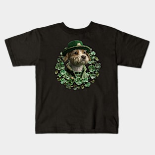 St Patricks Day Dog 2 Kids T-Shirt